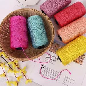 100g de <span class=keywords><strong>ficelle</strong></span> de jute naturelle teinte 3 plis en rouleaux pour couture, tricot, artisanat, cadeaux, jardinage, tissage à la main, crochet - Product Image 6