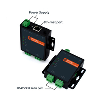 Convertisseur Ethernet HUAIOT E502 RS485 RS232 vers Ethernet, passerelle Modbus RTU vers TCP, serveur de périphériques série, double ports série