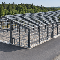 Structure en acier sur mesure pour entrepôt régional, installation de stockage, bâtiment industriel préfabriqué en métal