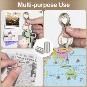 N52 magnete al neodimio Super terra rara Dropshipping personalizzato rivestito di materiale <span class=keywords><strong>magnetico</strong></span> magneti permanenti cilindro - Product Image 5