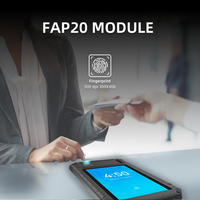 Tablette PC Android OEM B81 8 pouces avec batterie 14000 mAh, moteur de collision QR intégré, modules de paiement pour véhicules RTK, processeur Octa Core