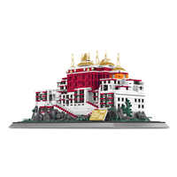 6217 chine célèbre Architecture palais du Potala-Tibet MOC bloc Construction jouet bloc de construction ABS plastique assemblage bloc ensemble