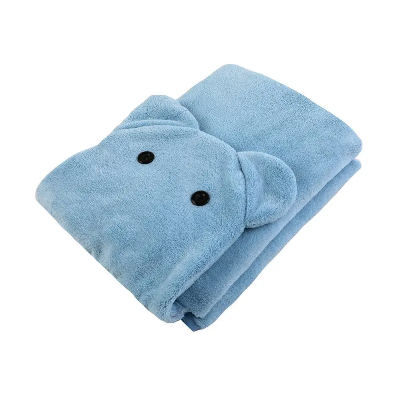 अल्ट्रा माइक्रोफाइबर बच्चों का हुड वाला स्नान तौलिया, विंटर हुड वाला केप स्नान तौलिया, बेबी सॉफ्ट शॉवर तौलिया