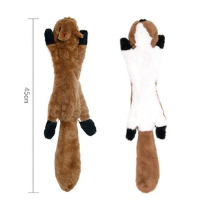 Juguete de peluche con sonido de animales al por mayor, nuevo, 1 unidad, sonido de mapache, ardilla, zorro, juguetes para masticar sin relleno para cachorros - Product Image 4