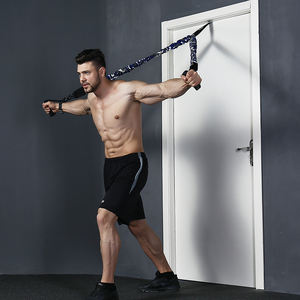 Ensemble de bandes de résistance Innstar avec barre d'entraînement Bande d'exercice Bâton d'entraînement de musculation Kit de barre de Pilates de musculation de gymnastique à domicile - Product Image 3