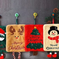 Neues Weihnachts-Handtuch, Wandmontiert, Dickes und Weiches Coral-Fleece-Handtuch, Schnelltrocknend für Küchengebrauch
