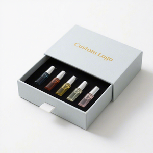 Caja de Muestras de Perfume de Lujo Hecha a Mano, Diseño Personalizado, Mini Caja de Perfume de 10 ml con Cajón - Product Image 3