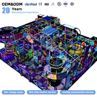 Conjuntos de Equipos de Juegos Infantiles de Estilo Moderno Personalizados con Temática Espacial, Parque Infantil Interior Comercial para Niños para Centros de Entretenimiento