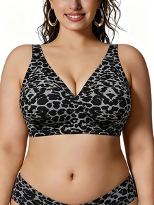 Reggiseni <span class=keywords><strong>Senza</strong></span> Cuciture con Stampa Leopardata OEM all'Ingrosso, <span class=keywords><strong>Reggiseno</strong></span> Push-up <span class=keywords><strong>Senza</strong></span> <span class=keywords><strong>Ferretto</strong></span> per Donne, Traspirante in Seta Ghiaccio, <span class=keywords><strong>Minimizer</strong></span> Plus Size - Product Image 3