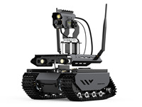 Waveshare UGV Rover PT Jetson Orin AI Kit Beast Robot Todoterreno de Código Abierto con Servomotores Duales Pan-Tilt, Cámara con Campo de Visión de 160° y 360° A422