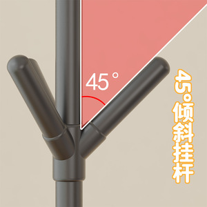 <b>Coat</b> Rack Floor Standing Metal Rectangle Simple Style Five Layers Bedroom Dormitory Rental Room Use Clothing Organizer MP6603 - Product Image 3