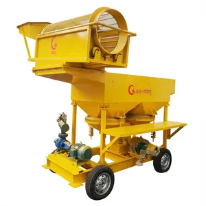 Popular Mobile Gold Washing Process Plant Jig separator with trommel Screen washing plant Hot Sale