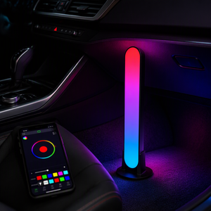 Bande lumineuse LED RGB d'ambiance, lampe sur pied intelligente, télécommande, application, intensité réglable, vente en gros B2B - Product Image 3