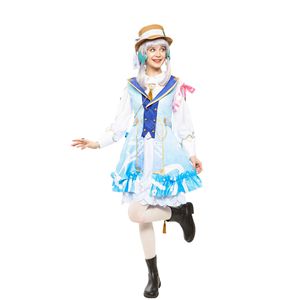 ホットアニメGenshin God Ying Impact上里彩香和服コスプレウィッグ女性コスチュームセットハロウィンコスチューム - Product Image 1