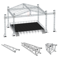 Tipo de perno de aluminio Truss Display Light Truss Vertical Line Array Speaker Lift Truss Stand Tower
