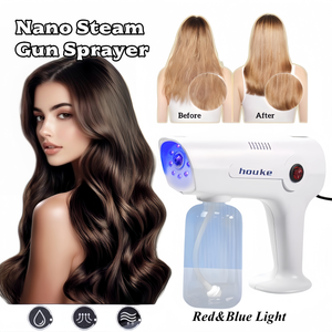 T Portable Nano Mist Pistolet À Vapeur Pulvérisateur Coloration Des <span class=keywords><strong>Cheveux</strong></span> Teinture Vapeur Soins Des <span class=keywords><strong>Cheveux</strong></span> Spa Outil pour <span class=keywords><strong>Cheveux</strong></span> Hydratation Profonde Réparation Pistolet Sec - Product Image 1
