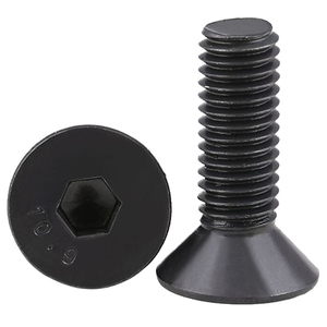 M8 M10 DIN7991 Black 304 Stainless Steel Socket <b>Flat</b> Head Allen Bolt Hex Countersunk Head <b>Screws</b> - Product Image 6