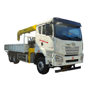 Personnalisation FAW Tilt Tray Recovery 2 Car Carrier Flat Bed Tow Truck avec 8 tonnes <span class=keywords><strong>Grue</strong></span> à flèche télescopique Treuil 8 t (LHD, RHD) - Product Image 1