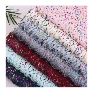 Échantillon <span class=keywords><strong>gratuit</strong></span> recyclé pas cher Super doux <span class=keywords><strong>en</strong></span> gros feuille d'estampage à chaud conceptions personnalisées velours épais 100% polyester PV velours tissu - Product Image 1