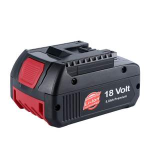 Batterie lithium-ion de remplacement de haute qualité <span class=keywords><strong>18V</strong></span> 3.0-6.0Ah avec indicateur LED pour BAT610G BAT609 compatible avec <span class=keywords><strong>Bosch</strong></span> - Product Image 1