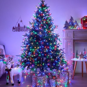 Guirlande lumineuse LED de Noël avec télécommande, fil de cuivre, lumières féériques étoilées pour arbre de Noël, guirlande, fête, mariage, décoration intérieure et extérieure - Product Image 3