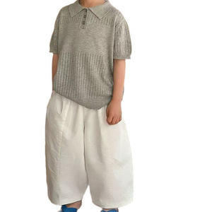 Camiseta Polo de Manga Corta para Niños, Estilo 2026, Color Sólido, Transpirable, Ligera, Combinable con Todo - Product Image 3