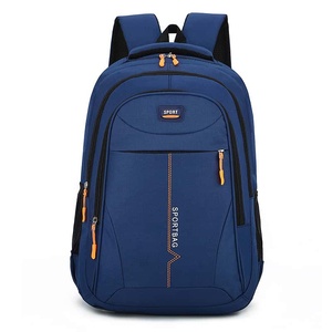 Unisex Nylon Sport Backpack 20-37L Waterproof Zipper Closure Softback Patches Daily Use Blue Color Business Use USB - Product Image 1