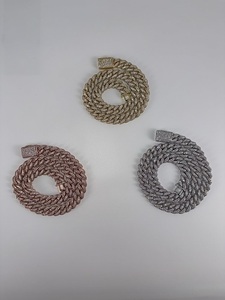 Cadena Cubana Miami, Estilo Hip Hop, Gruesa, en Oro, Plata y Oro Rosa, 20/22/24MM - Product Image 2