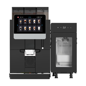 Crownwing - Cafetera Espresso Comercial Totalmente Automática de Estilo Italiano, con Bomba, Café Recién Molido, Pantalla a Color, Táctil Inteligente - Product Image 5