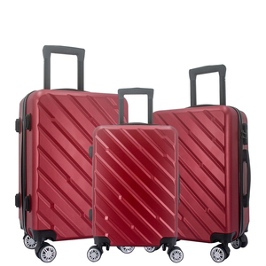 Suitcases Luggage Custom ABS Travelling Hand Carry On Travel Cabin Trolley Bags Sets Hard Shall 360 Spinner Suitcases Luggage