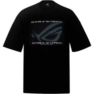 Camiseta Rog Cosmic Wave al por mayor, corte regular, cuello redondo, acabado reflectante, manga corta, unisex, ropa para deportes electrónicos, 100% poliéster - Product Image 3