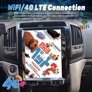 <span class=keywords><strong>Unidad</strong></span> principal de pantalla Tesla de 12,1 "para Toyota Land Cruiser 200 LC200 2008-2019 Android 13 Radio navegación GPS reproductor Multimedia para coche - Product Image 6