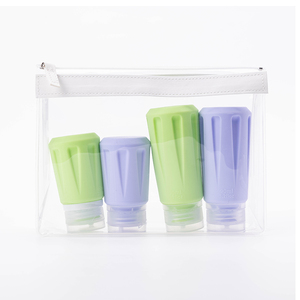 Bouteilles de voyage en silicone, contenants compressibles en silicone, tube de shampoing, bouteille cosmétique en silicone, tube - Product Image 2