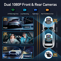 Caméra embarquée intelligente OTA 4G Let avec double objectif, CarPlay, Android Auto, navigation GPS 10,26 pouces, console de tableau de bord, enregistreur vidéo