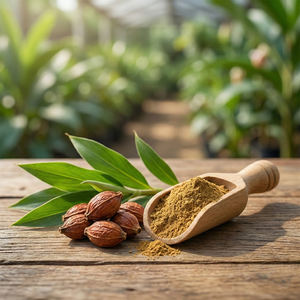 Extrait naturel d'Alpinia Oxyphylla à haute teneur en saponines Yizhirenone, poudre alimentaire chauffante pour la rate et nourrissante pour les reins, 1 kg - Product Image 2