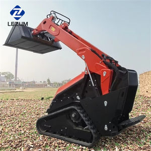 LEZUM LS1000 Langsung dari Pabrik Mesin Kubota EPA <span class=keywords><strong>Mini</strong></span> Skid Steer <span class=keywords><strong>Loader</strong></span> Kompak |   Stand on Track Skidsteer berarti Skidsteer dengan roda rantai. |   Merekrut Agen - Product Image 2