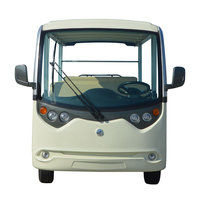 Voiturette de golf électrique 11 places, mécanisme différentiel antidérapant à glissement limité, pour un transport continu de groupes.
