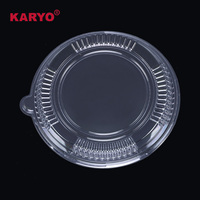 KARYO 251-2-Conteneur en plastique transparent pour viande fraîche et légumes, plateau à emporter pour fruits coupés en dés, boîtes d'emballage alimentaire