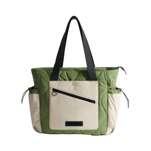 Tùy chỉnh Nylon Puffy bông Tote túi, công suất lớn không thấm nước Vai Túi Xách với máy tính xách tay tay áo cho sử dụng hàng ngày - Product Image 1