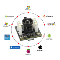 Webcam haute définition IMX317, module de caméra USB 4K à mise au point manuelle, pour machine industrielle, capteur Sony