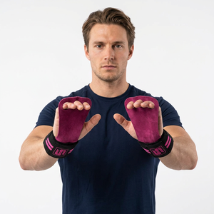 Saar Industries LHG-76 Support de poignet robuste, confortable, durable, sur mesure, réglable, en cuir de vachette, fermeture à boucle, antidérapant - Product Image 1