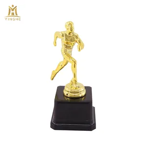 Wholesale custom plastic sport trophies parts and components for track and field events and running trophies