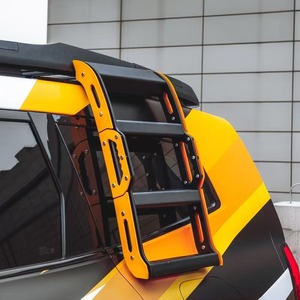 Simone Aluminum Roof Rack Side <b>Ladder</b> & Window Armor Kit for Deepal G318 Modification 3-Piece Set - Product Image 3