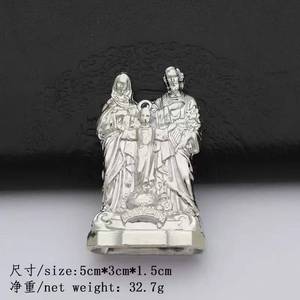 Công Giáo Thánh Gia đình kim loại Tượng điêu khắc mô hình của <span class=keywords><strong>Jesus</strong></span> Christ St. Joseph con Tôn Giáo quà tặng trang trí - Product Image 3