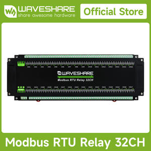 Modbus RTU Relay 32CH Waveshare Module RS485 Interface 7~36V with Multiple <b>Isolation</b> Protection Circuits - Product Image 2