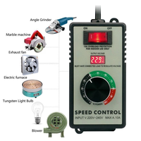 Controlador de velocidad de ángulo PLC, interruptor para taladro manual, ventilador de pulido, suministro a granel sin escalones