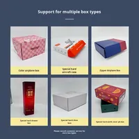 Boîte cadeau en carton ondulé de haute qualité avec couvercle rabattable, logo imprimé personnalisable et ceinture d'emballage colorée pour l'emballage de chaussures de luxe