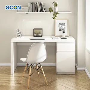 Mesa de escritorio blanca para el hogar, muebles modernos para sala de estudio, mesa de Travail