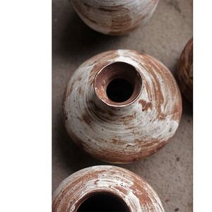 Macetas Decorativas de Barro para Jardín, Estilo Rústico, Hechas a Mano, Pintadas, Estilo Wabi Sabi, Florero de Cerámica, Decoración para el Hogar y Hoteles - Product Image 4