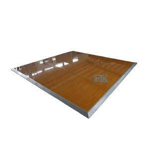 Piso de Baile con Diseño de Madera, Bordes de Aluminio, Resistente y Estable - Product Image 1